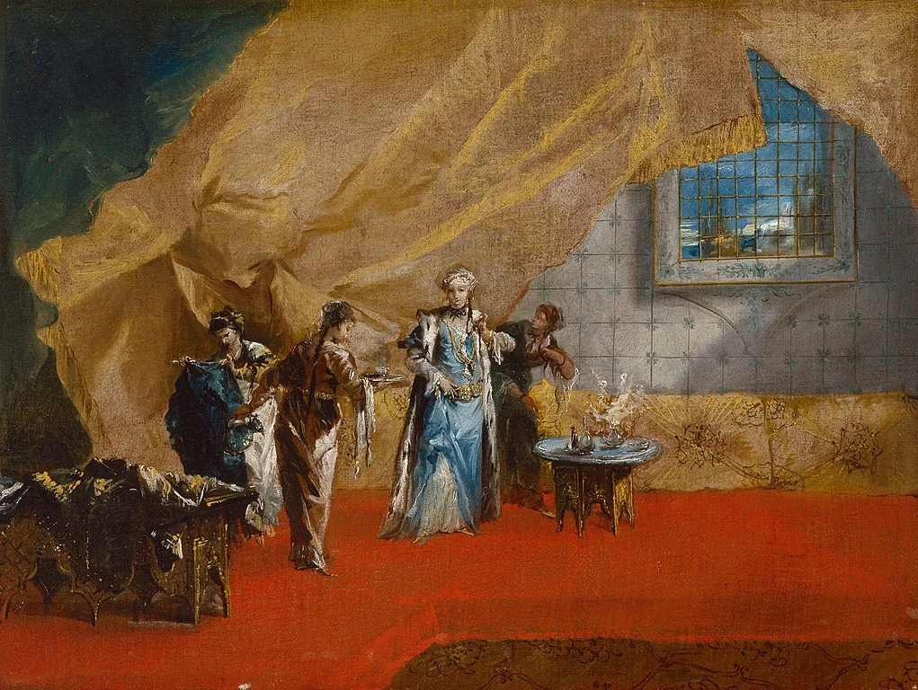 Interno, Una Sultana che prende il caffè nell'Harem - Art Institute of Chicago